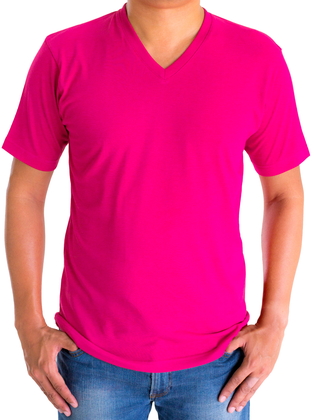 H&H T-shirt basic Roze - afb. 1