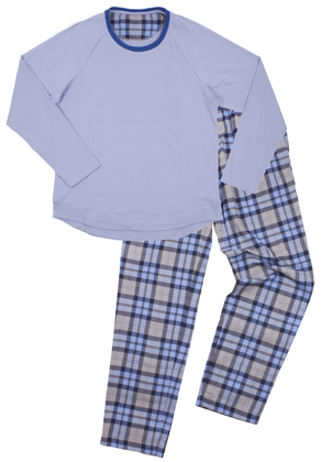 Susto Pyjama Blauw/geruit - afb. 1