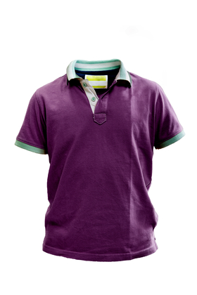 Tony Seven Poloshirt Paars - afb. 1